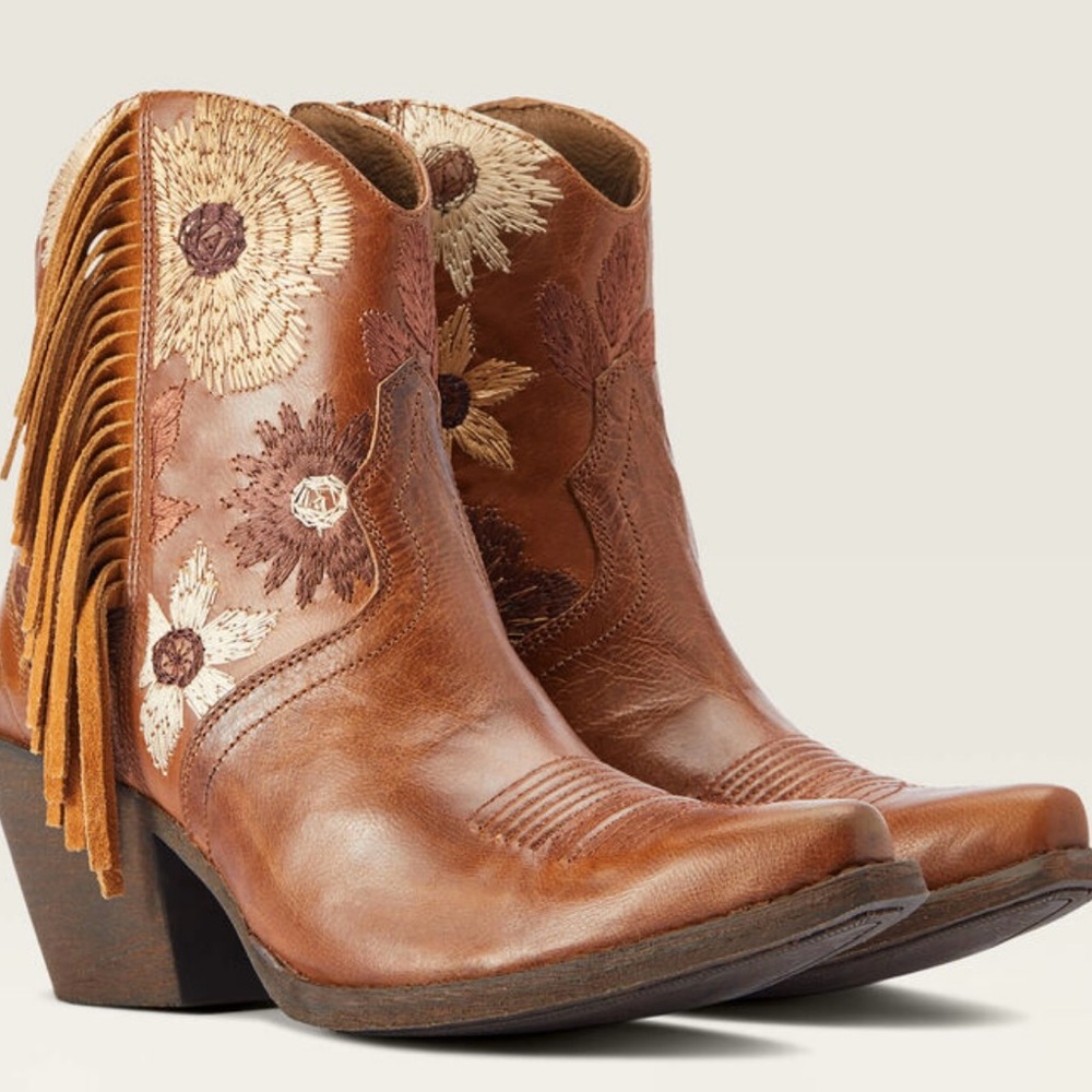 Ariat Cowboy Boots Florence Western Boot Costal Cowgirl Festival Embroidered - Picture 2 of 15